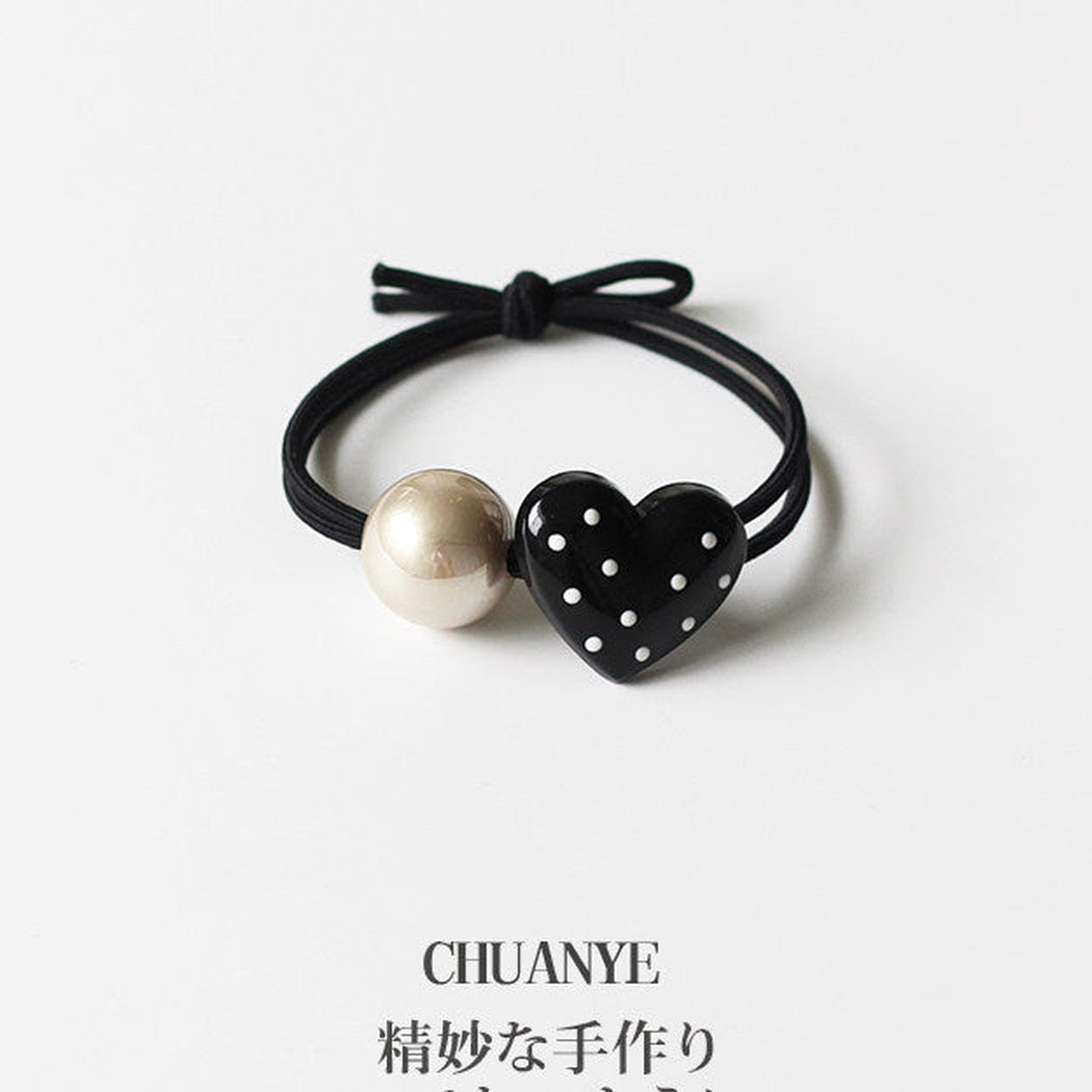Heart Bead Hair Tie Collection variant image