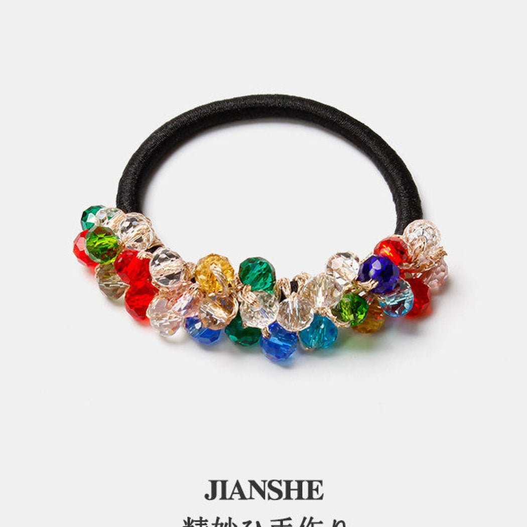 Crystal Bead Hair Tie Collection variant image