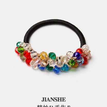 Crystal Bead Hair Tie Collection variant image