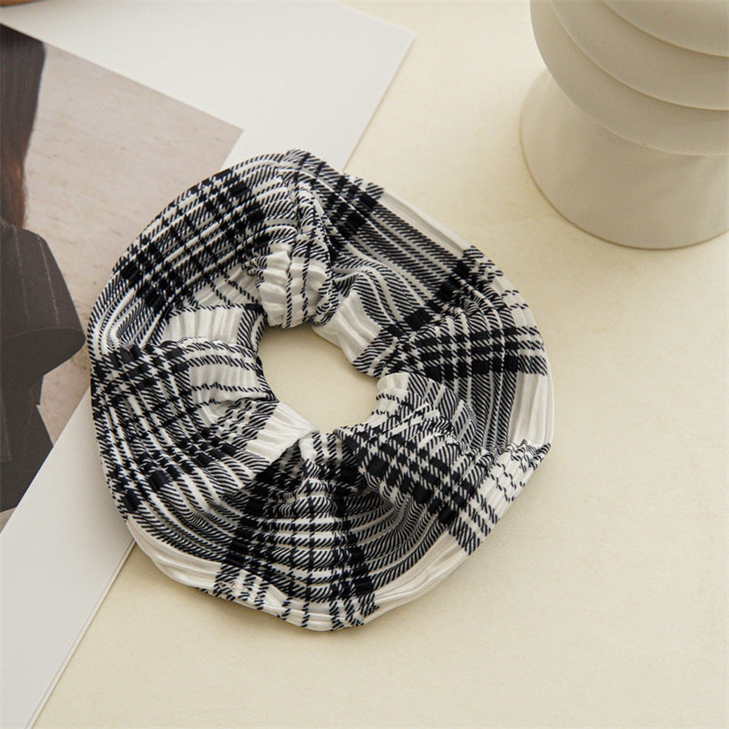 Gifty - Monochrome Plaid Scrunchie variant image 2