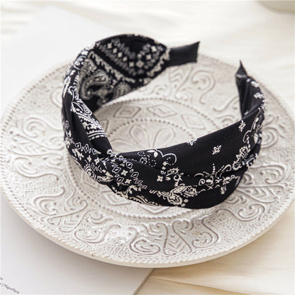 Beau - Paisley Knotted Wide Headband variant image 2