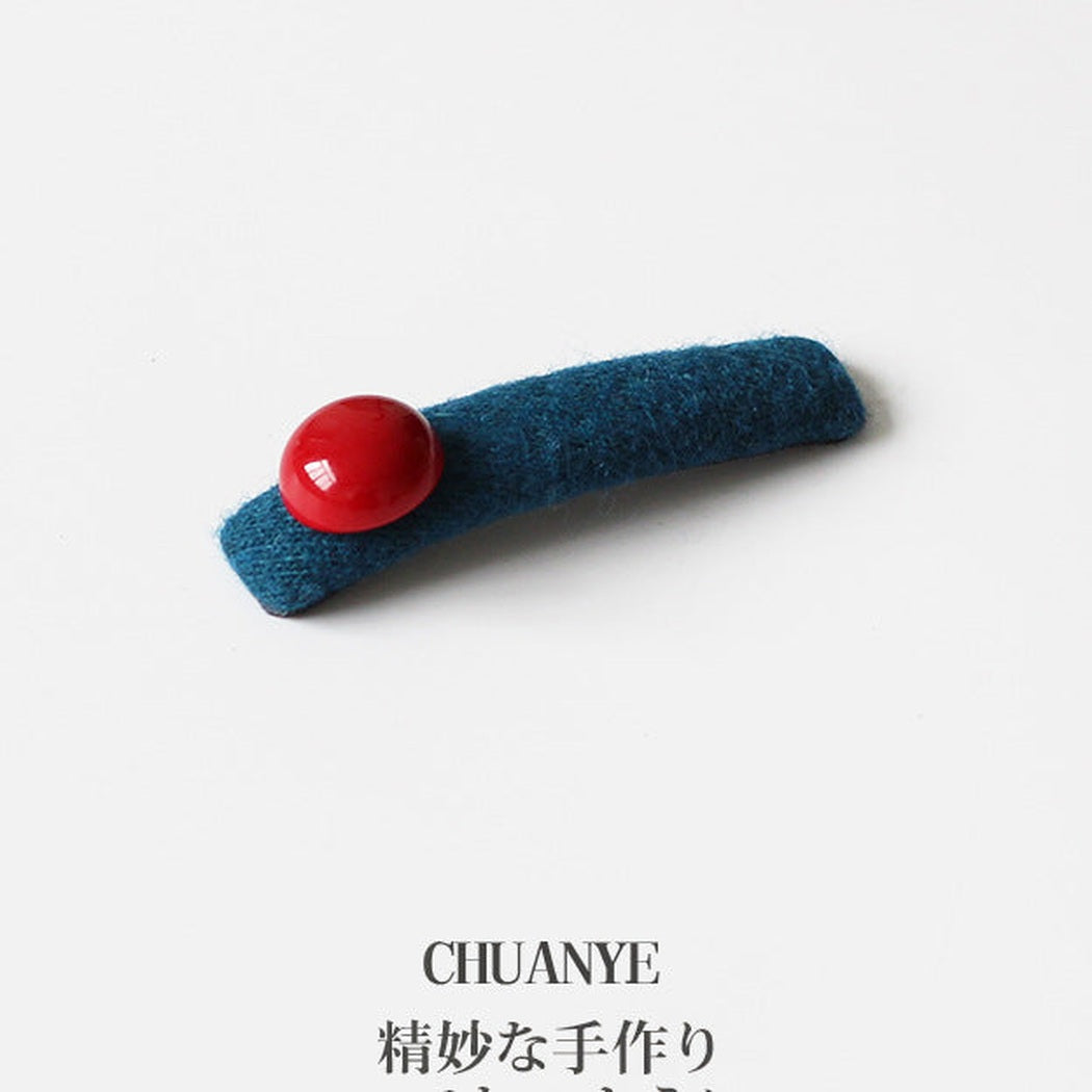 Blue Red Bead Barrette variant image