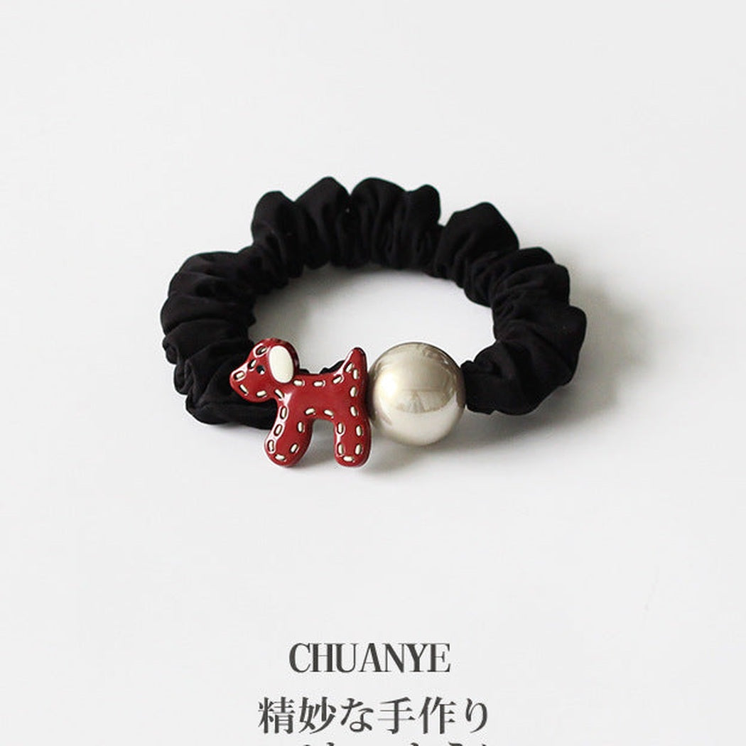 Dog Charm Hair Tie Collection variant image