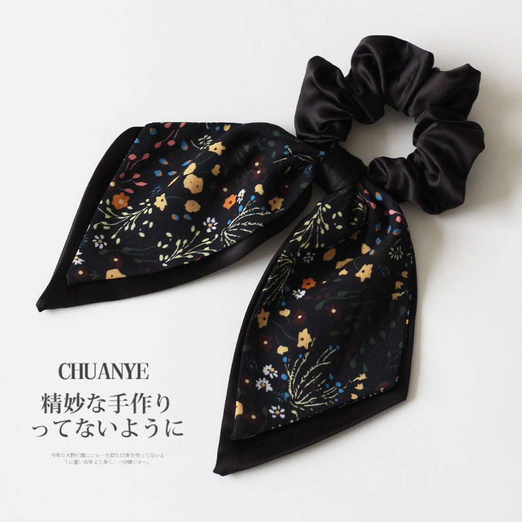 Floral Bow Hair Tie variant image