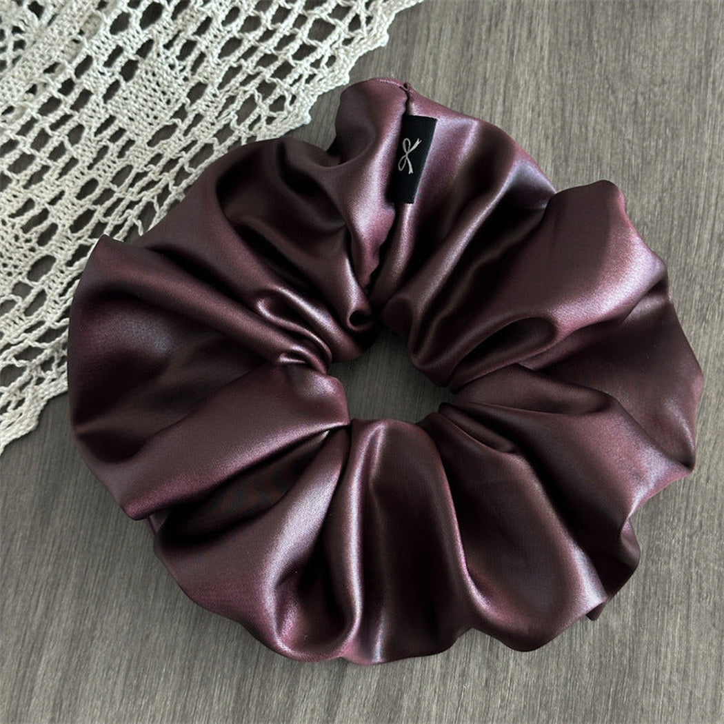 Solid Glossy Scrunchie Collection variant image