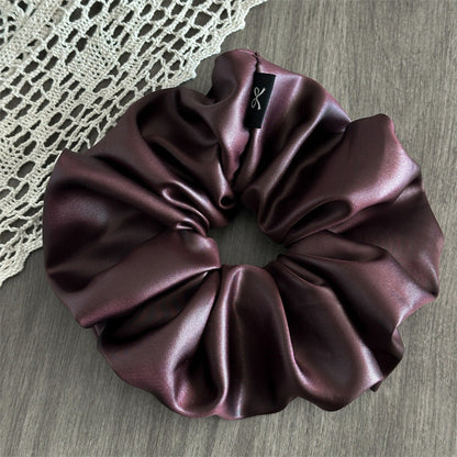 Solid Glossy Scrunchie Collection variant image