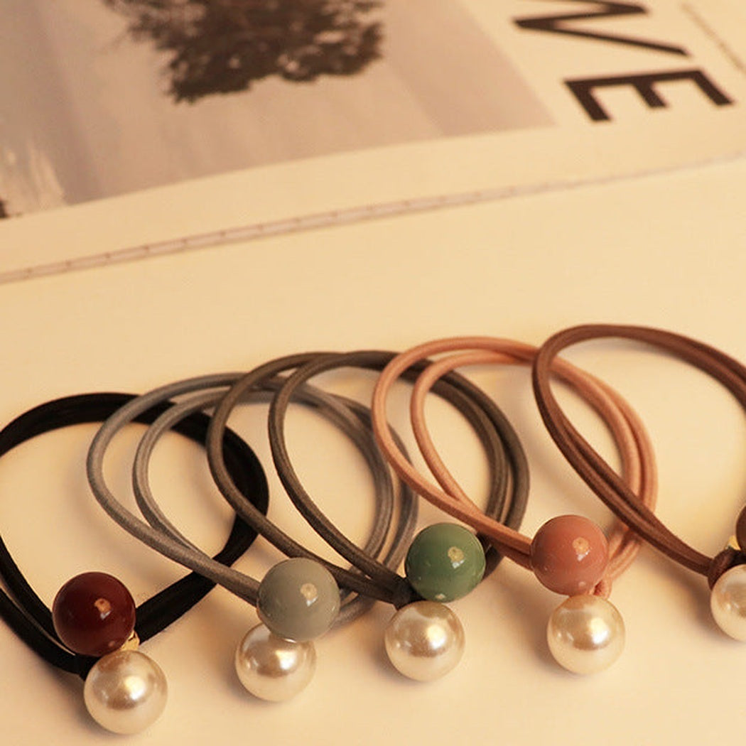 5-Piece Elastic Hair Tie Set variant image