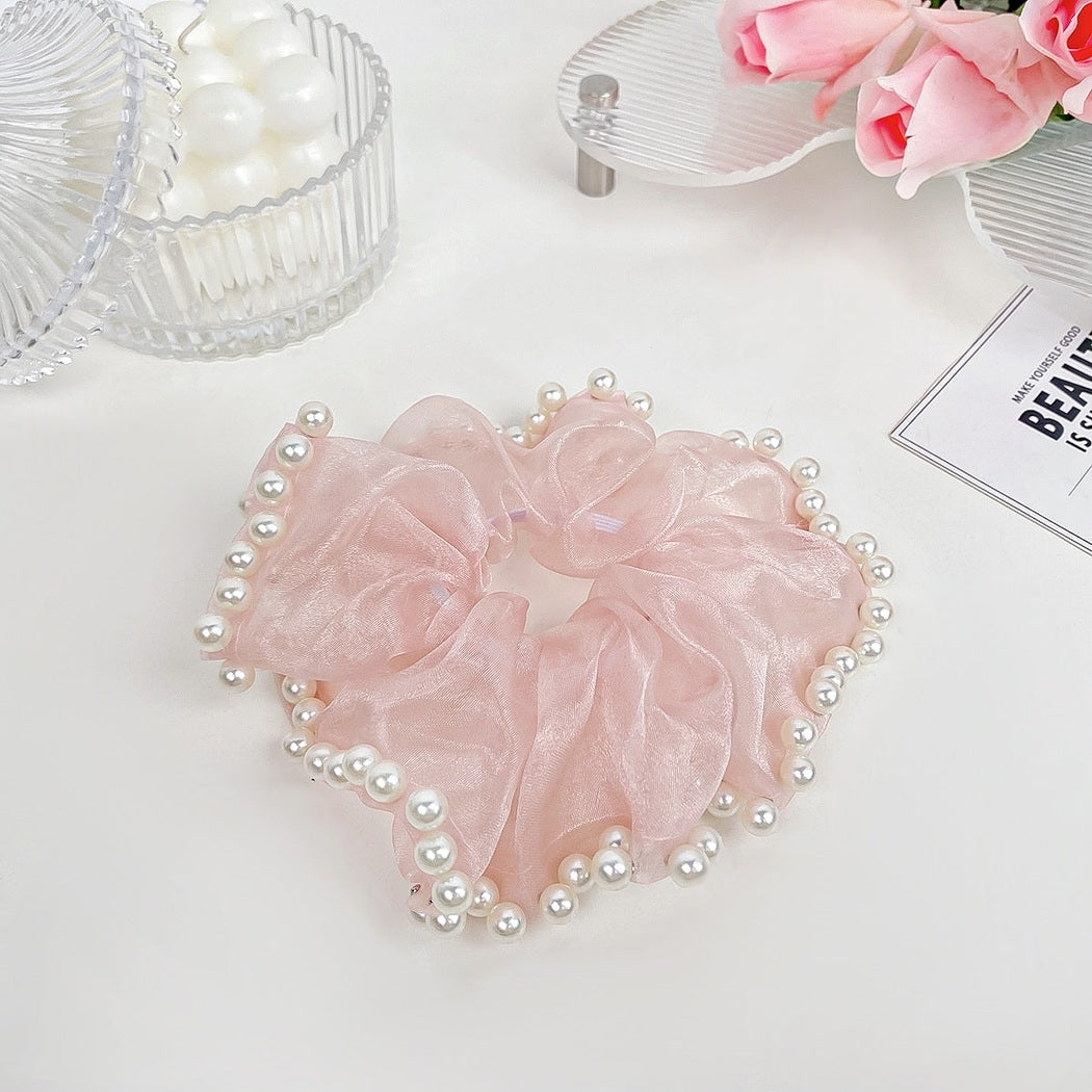 Pearl Mesh Scrunchie Collection variant image