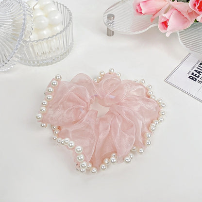 Pearl Mesh Scrunchie Collection variant image