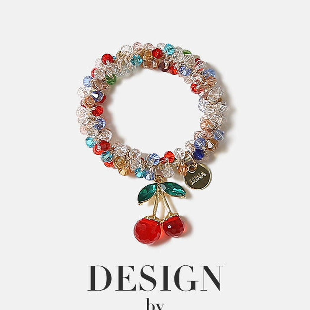 Crystal Bead Hair Tie Set variant image