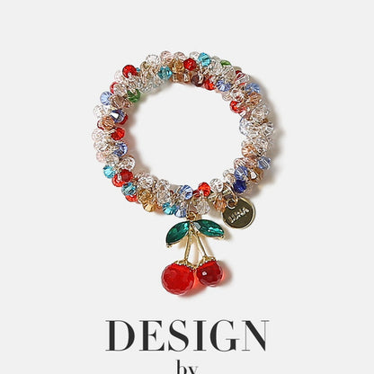 Crystal Bead Hair Tie Set variant image