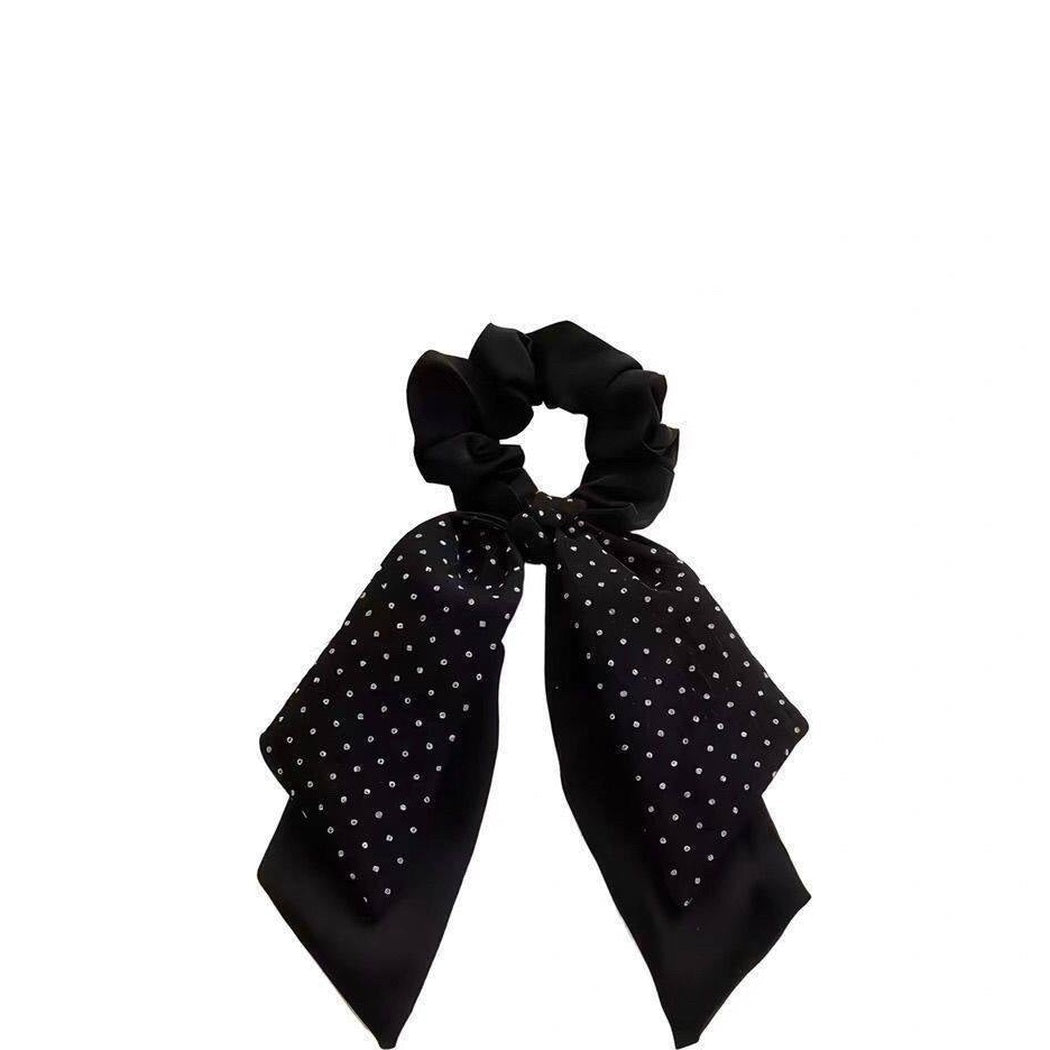 Polka Dot Bow Scarf Scrunchie variant image