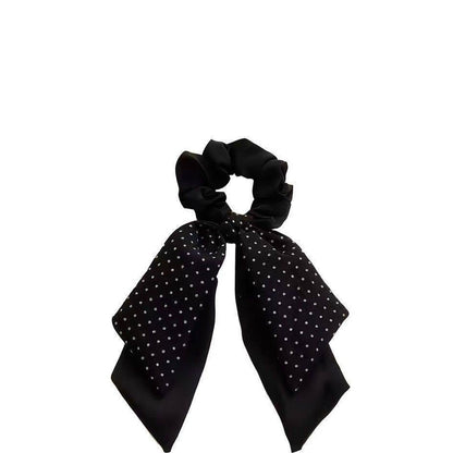 Polka Dot Bow Scarf Scrunchie variant image
