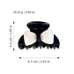 Beau - Monochrome Bow Hair Claw - view 2