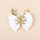 Beau - Christmas Bow Deer Antler Hair Clip