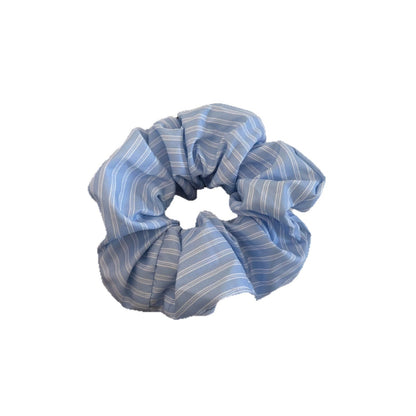 Gifty - Simple Striped Polyester Hair Accessory Scrunchie