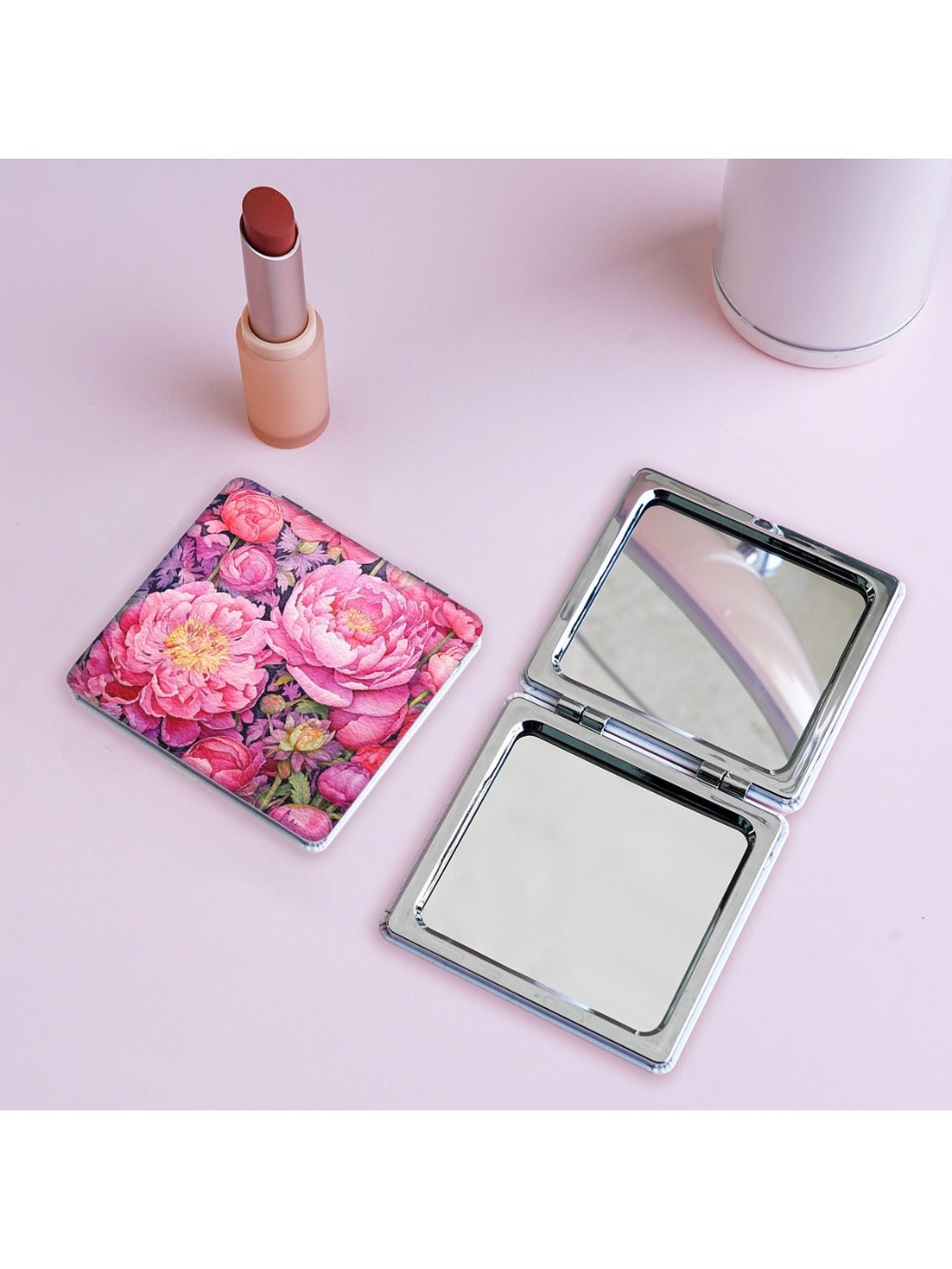 Mirroray - Folding Flower Pattern Makeup Mirror