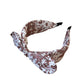 Gifty - Floral Knot Wide Band Polyester Fiber Headband