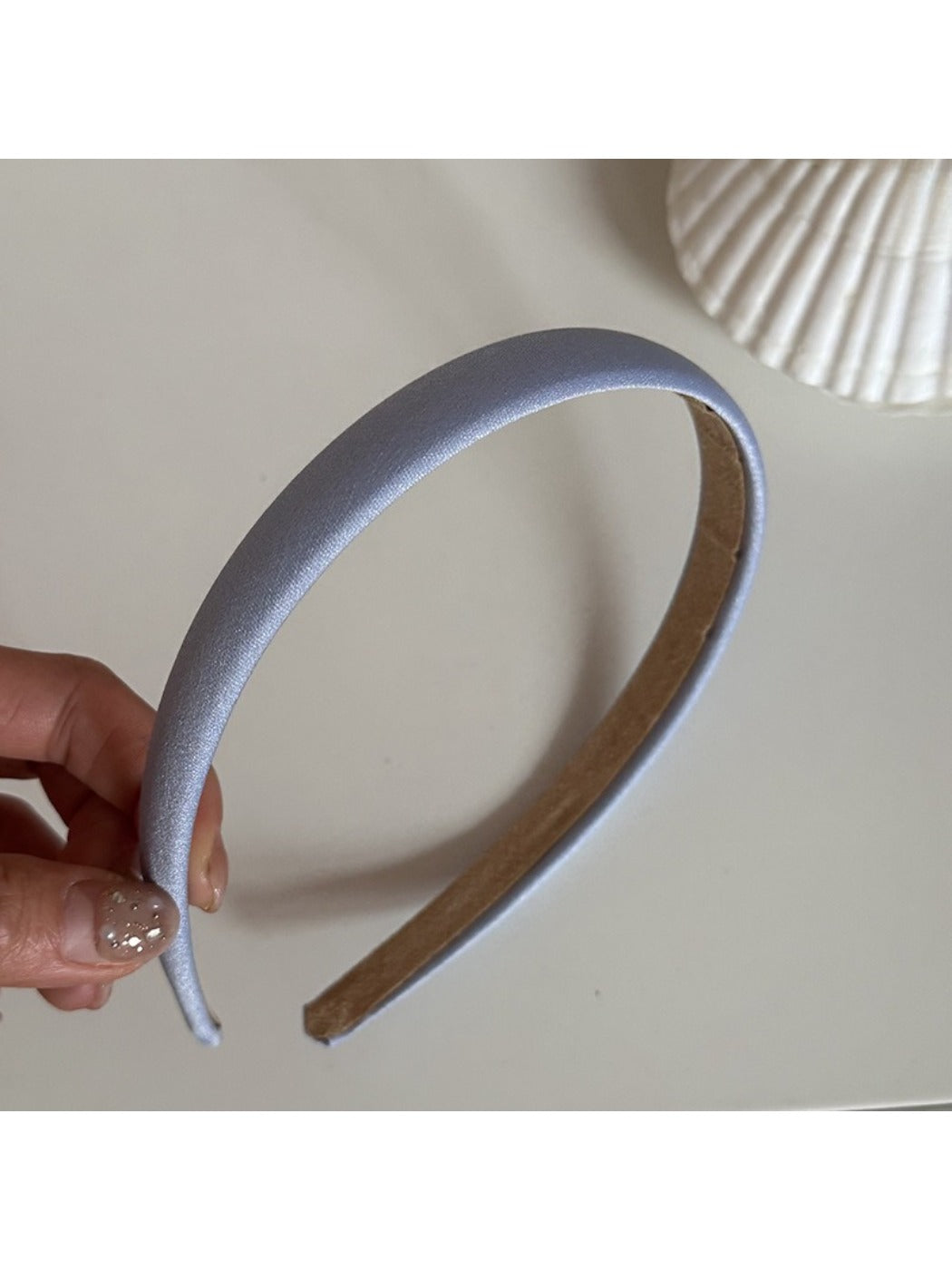 Gifty - Satin Pink Slim Headband