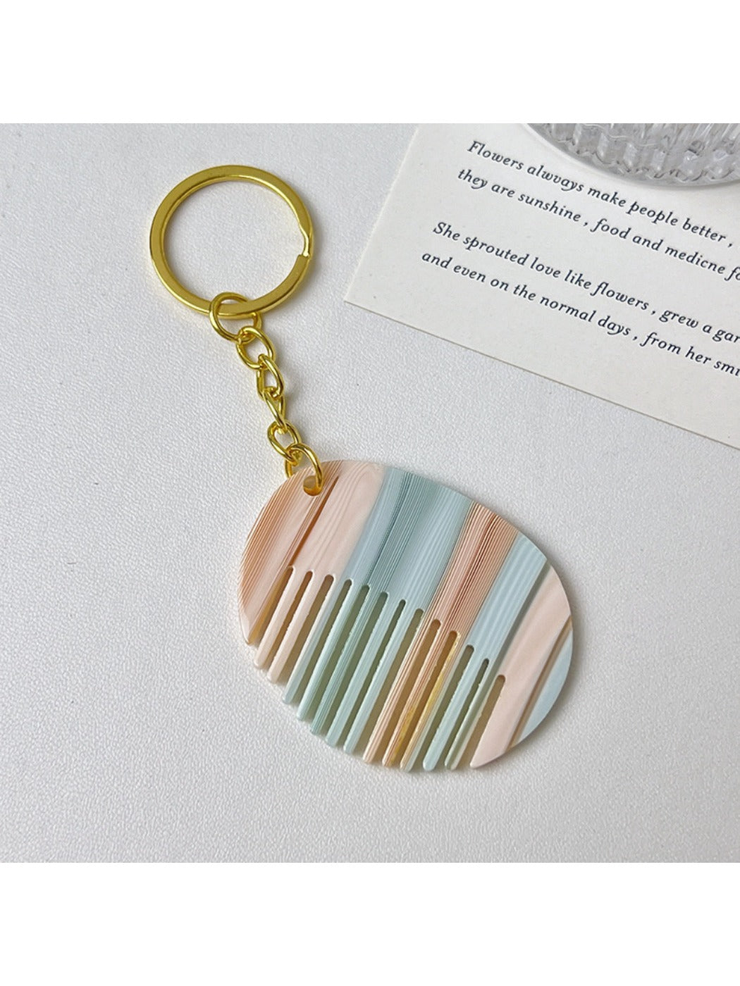 Keypus - Colorful Comb Keychain Charm
