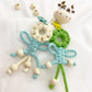 Keypus - Beaded Fringe Flower Keychain