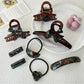 Beau - Retro Hair Clip Hair Tie And Claw Clip