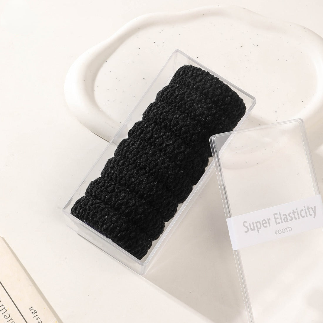 GIFTY - High Elasticity Thick Knitted Hair Ties Box Set