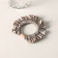 Gifty - Solid Color Satin Finish Ruffle Scrunchie