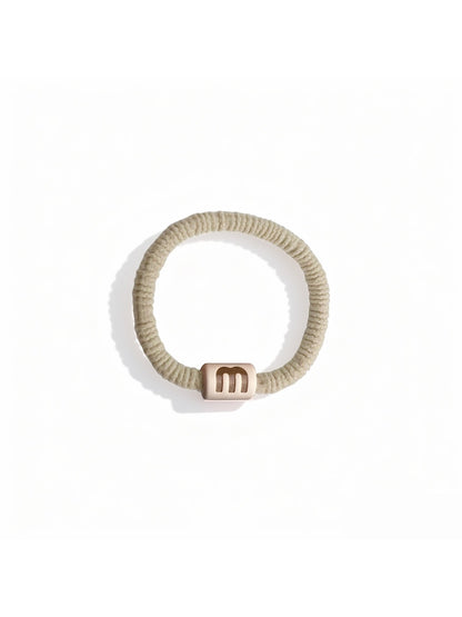 Gifty - Simple Letter M Hair Tie