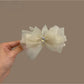 Beau - Solid Layered Bow Banana Clip