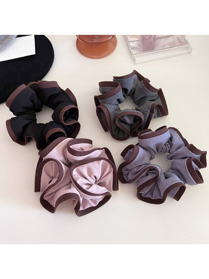 Gifty - Elegant Two-Tone Color-Block Scrunchie