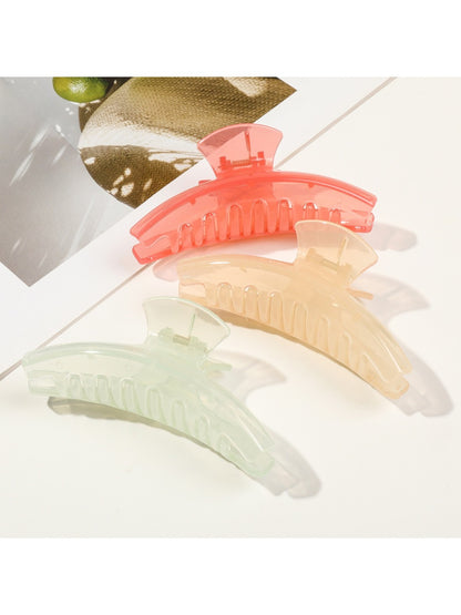 Beau - Straight-Shaped Jelly-Colored Hair Clip