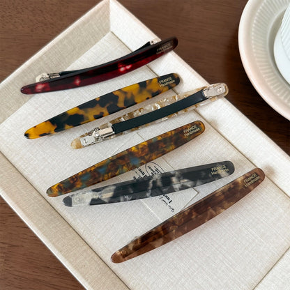 Beau - Minimalist Acetate One Line French Barrette