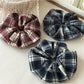 Gifty - Preppy Style Retro Plaid Scrunchie