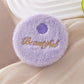 Mirroray - Circular Embroidered Plush Makeup Mirror