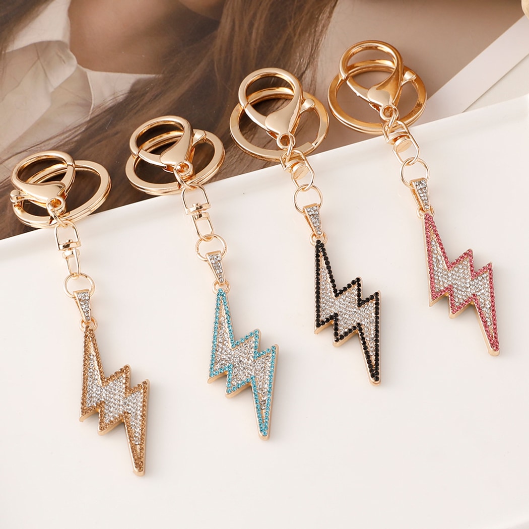 Keypus - Hip Hop Style Lightning Shaped Keychain
