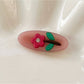 Beau - Sweet Flower Oval Hairpin
