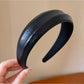Gifty solid color wide edge headband in multiple color options arranged side by side