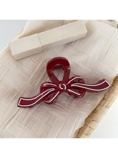 Beau - Versatile Red Irregular-Shaped Hair Clip
