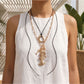 Nozari - Adjustable Fish Bone and Small Fish Necklace