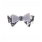 Top view of Beau hair clip focusing on bow shape and fabric folds