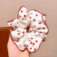 Gifty - Checked Print Detail Polyester Scrunchie