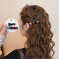 Beau - Color-Blocked Floral Hair Clip Set