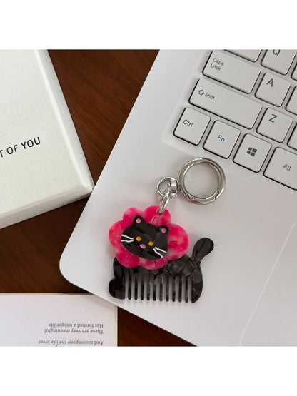 Keypus - Animal Shape Comb Bag Charm Keychain