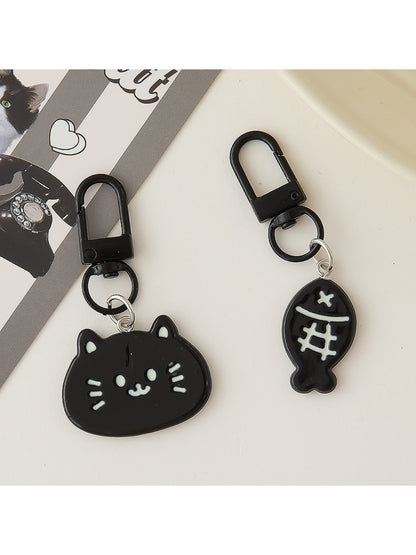 Keypus - Cat Shaped Fish Design Keychain
