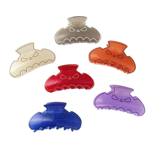 Beau - Halloween Pumpkin Face Claw Clip