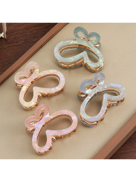 Beau - Butterfly Shaped Iridescent Hair Claw Clip