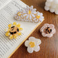 Beau - Glossy Floral and Daisy Design Claw Clip