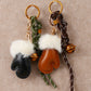Keypus - Glove Shaped Woven Cord Plush Bag Charm Keychain