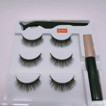 Eyeloo - 3 Pair Magnetic Eyelashes Magnetic Eyeliner and Lashes Kit